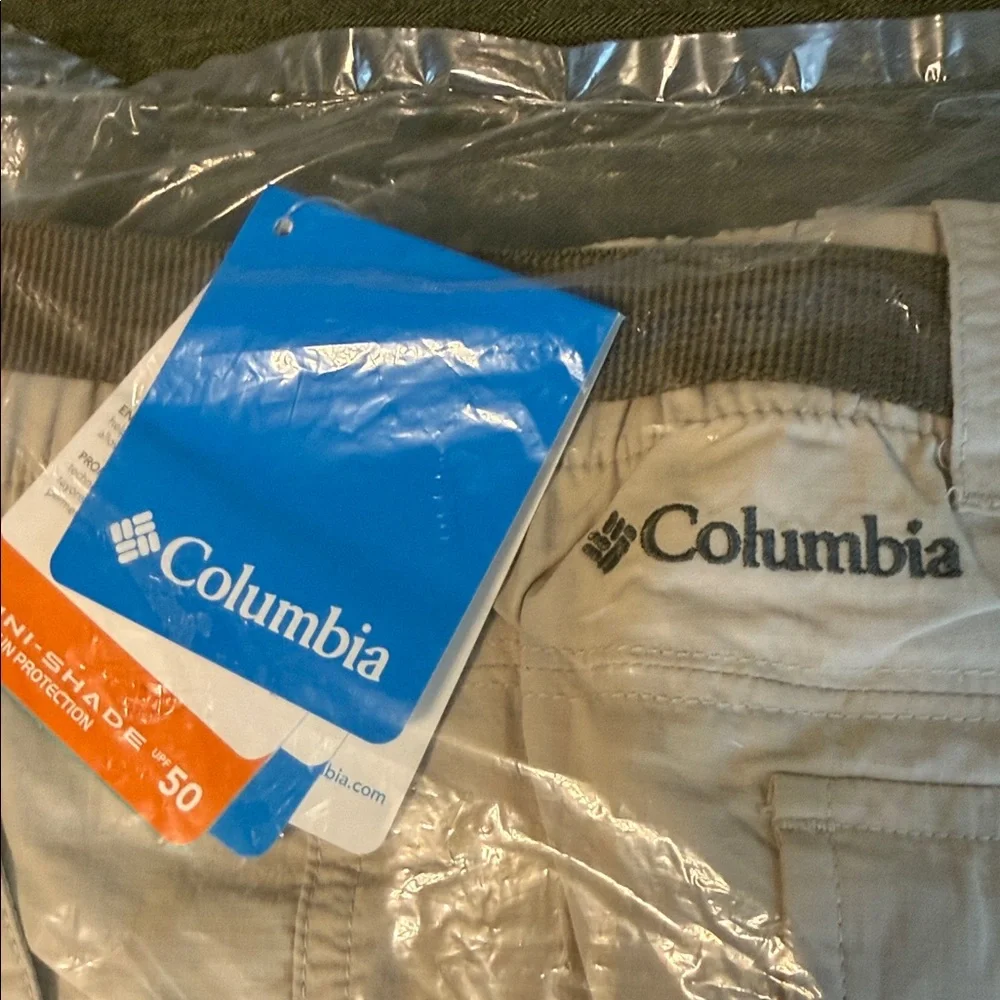 Men's Columbia Silver Ridge Convertible Beige Pants size 52/32